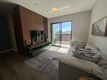 Anita Sul Incorporadora - Liberty Residence - Apartamento Sala e Sacada